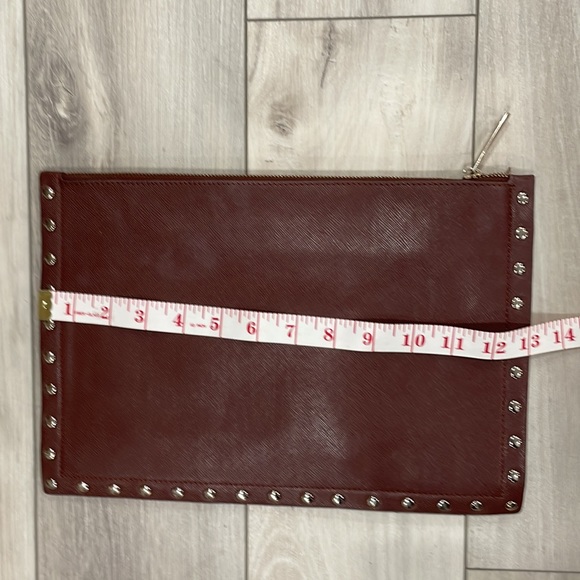 WHBM fun envelope style clutch with removable wrist strap in brown - Picture 3 of 5